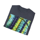 ALLIGATOR ALLEY: Reptile inspired, Vibrant Tie-Dye Unisex T-Shirt, Boho Style Tee, Summer Outfit, Festival Wear, Gift for Her, Unique Graphic Shirt