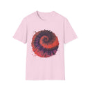 Powerball Bliss 2:  Whimsical Watercolor Spiral T-Shirt, Unisex Tee, Artistic Apparel, Casual Wear, Gift for Art Lovers, Unique Festival Outfit