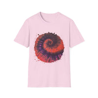 Powerball Bliss 2:  Whimsical Watercolor Spiral T-Shirt, Unisex Tee, Artistic Apparel, Casual Wear, Gift for Art Lovers, Unique Festival Outfit