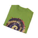 Scarlet Saga 2:  Spiral Tie-Dye Unisex Softstyle T-Shirt | Boho Chic, Casual Wear, Gift for Artists, Summer Fashion, Music Festivals