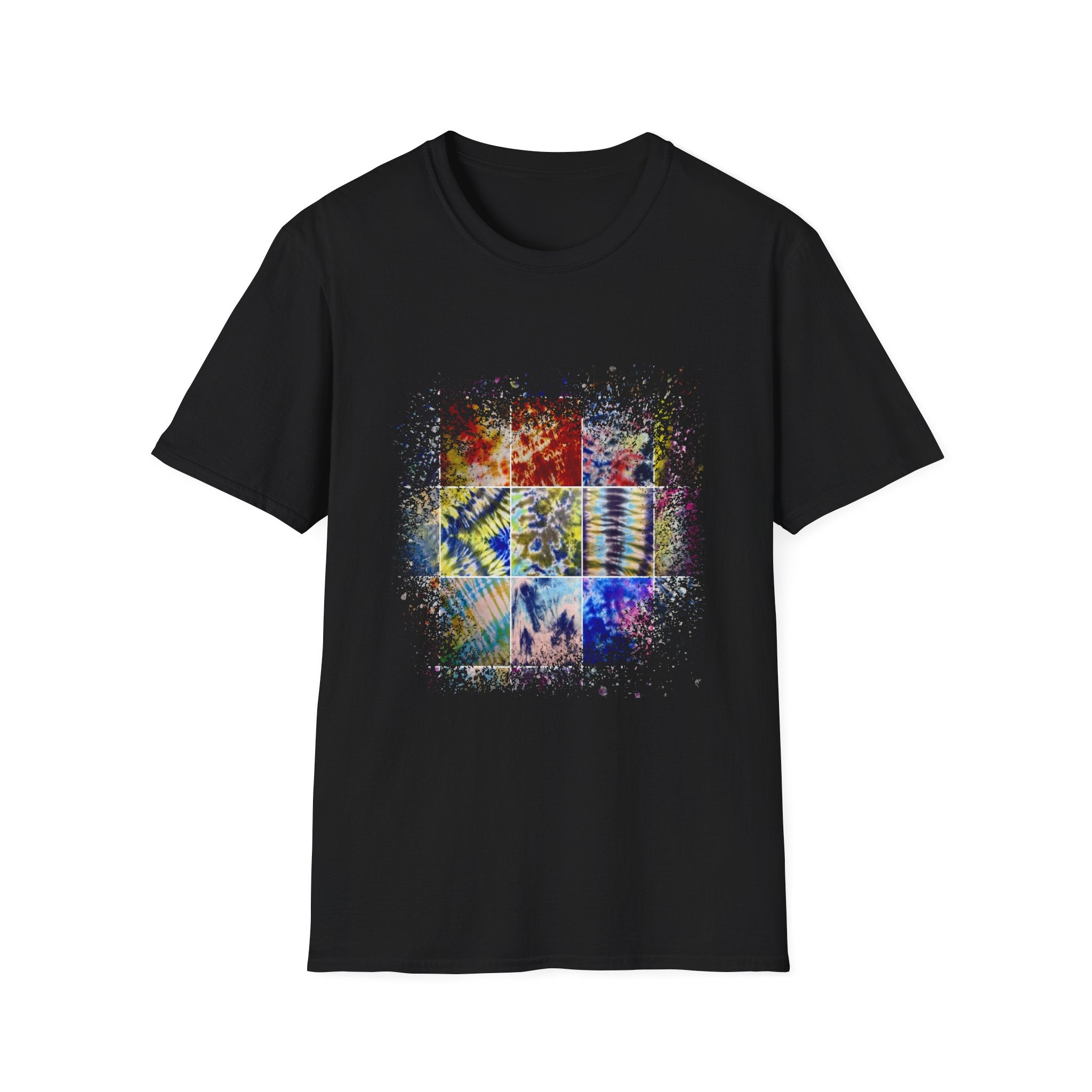 The Scramble 2:  Colorful Splash Unisex Softstyle T-Shirt, Casual Wear, Gift for Friends, Summer Fashion, Vibrant Art Tee