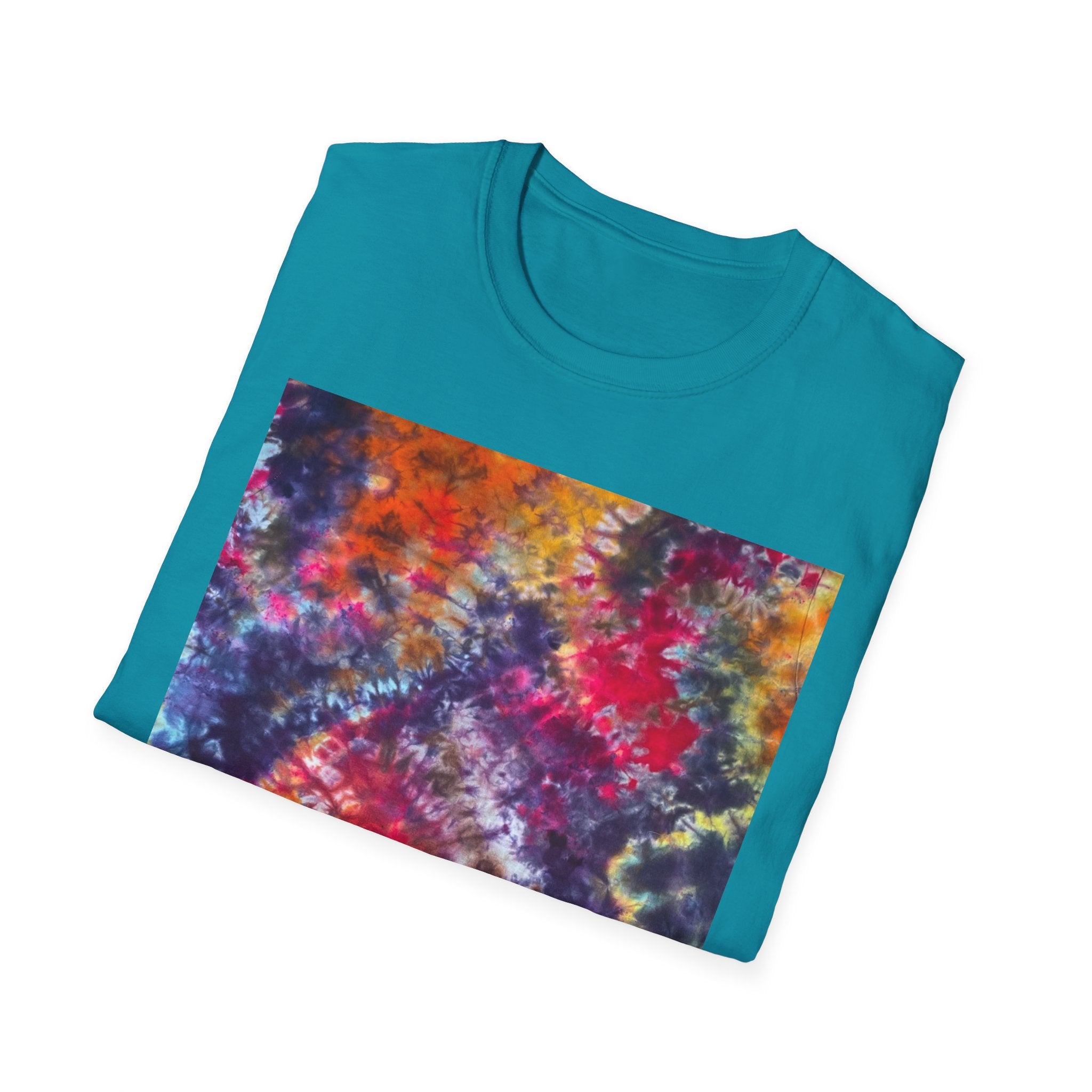 FIFTH DIMENSION: Galaxy style, Vibrant Tie-Dye Unisex T-Shirt - Perfect for Summer Festivals, Casual Outfits, Gifts, Beach Days, and Relaxed Vibes