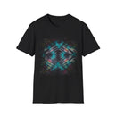 FOCAL POINT:  Kaleidoscope inspired, Colorful Tie-Dye Unisex T-Shirt, Funky Graphic Tee, Casual Summer Wear, Gift for Friends, Vibrant Design, Unique Style