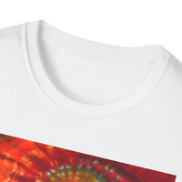 FUCHSIA FRENZY:  Vibrant fuchsia swirl, Tie-Dye T-Shirt, Boho Style Tee, Unisex Summer Shirt, Festival Outfit, Gift for Friends, Casual Wear