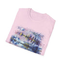 LILAC INFUSION:  Nature inspired Tie-Dye Unisex Softstyle T-Shirt - Boho Chic, Casual Wear, Summer Essential, Festival Outfit, Unique Gift