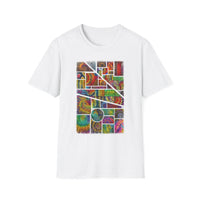 SAN MATEO MAGIC: Vibrant Tie-Dye Unisex T-Shirt, Festival Shirt, Boho Style Tee, Comfortable Everyday Wear, Graphic Tee, Gift for Music Lovers