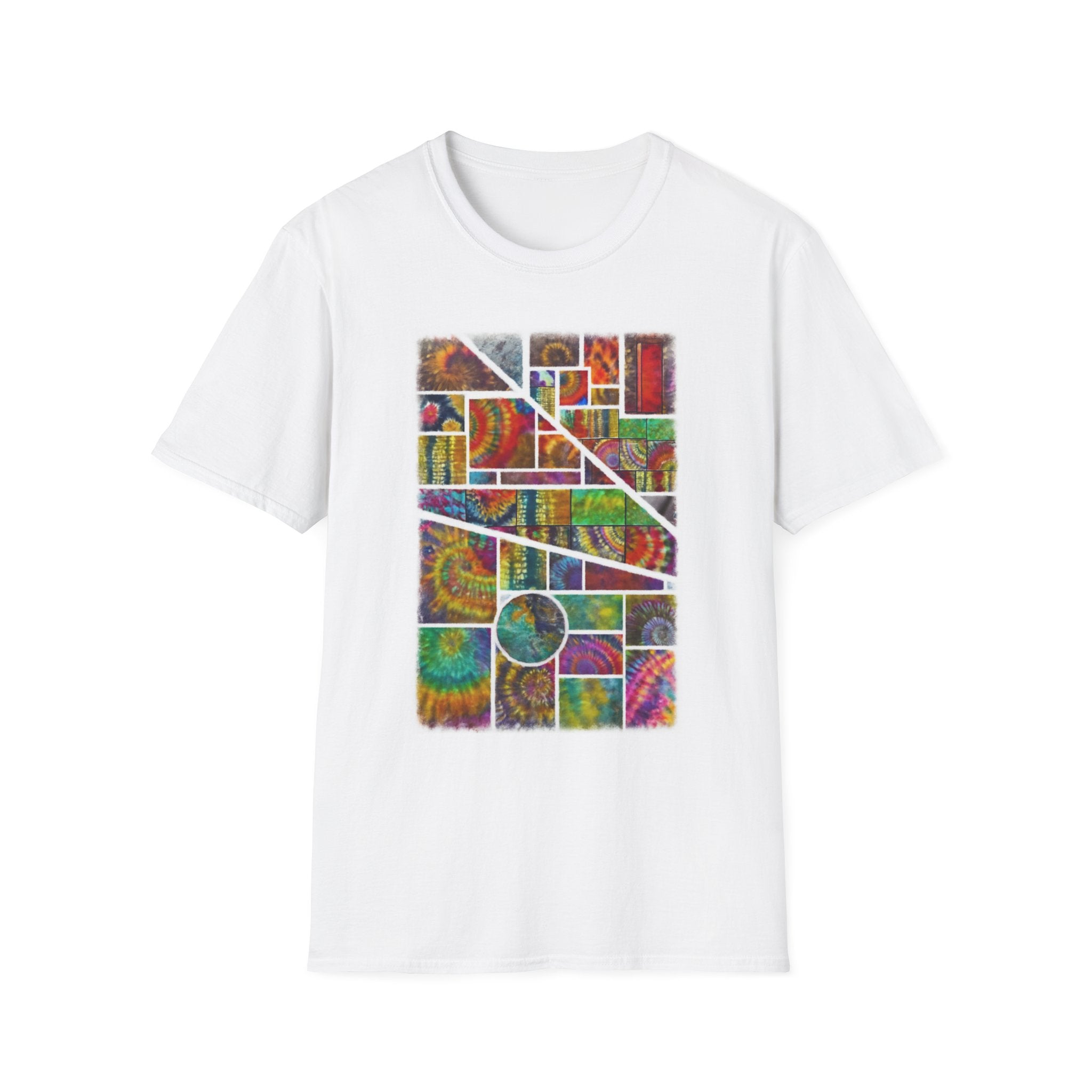 SAN MATEO MAGIC: Vibrant Tie-Dye Unisex T-Shirt, Festival Shirt, Boho Style Tee, Comfortable Everyday Wear, Graphic Tee, Gift for Music Lovers