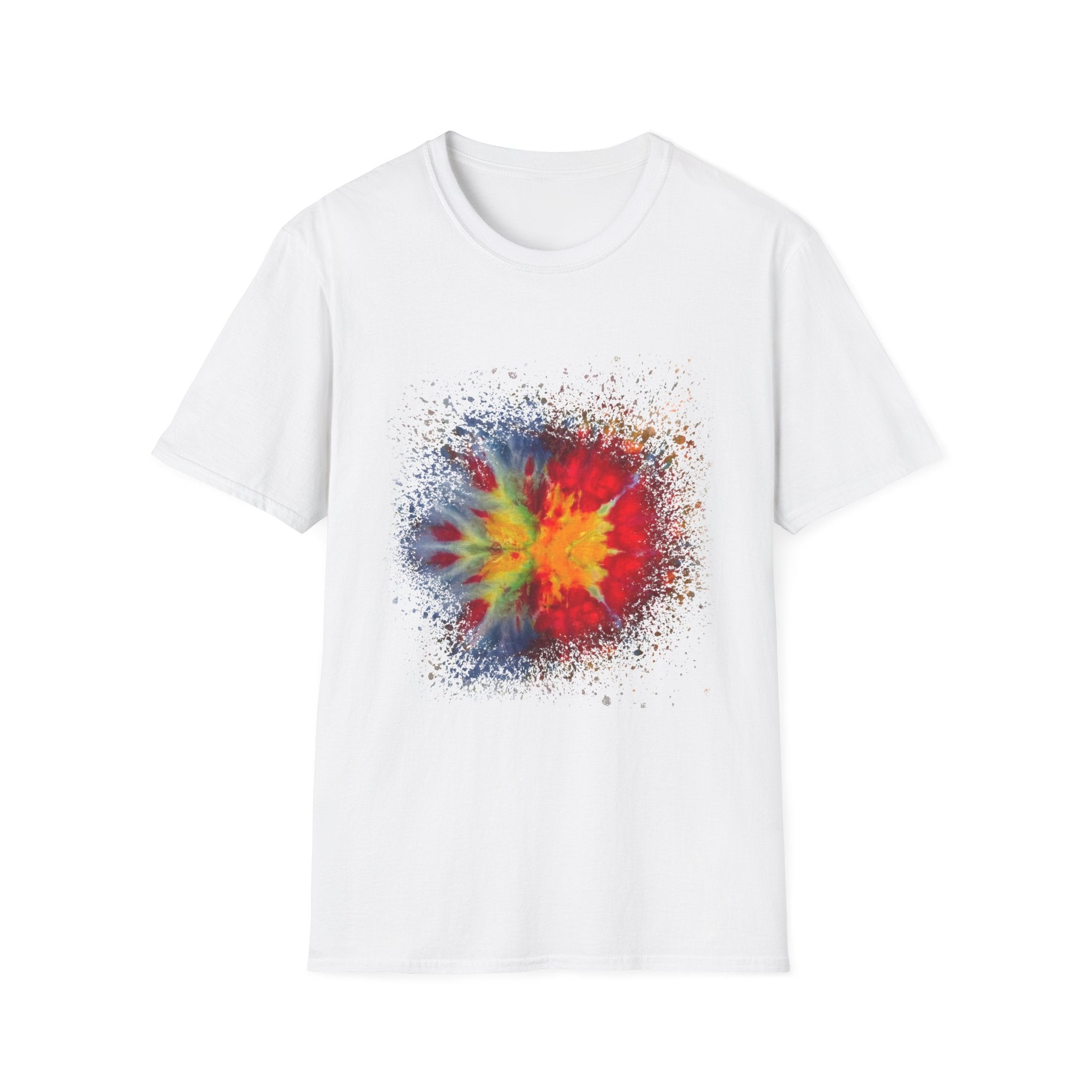 Supersonic 2:  Vibrant Splash Art Unisex T-Shirt, Colorful Tee, Casual Wear, Festival Shirt, Graphic Tee, Gift for Art Lovers