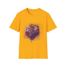 Fantasia 2:  Vibrant Splash Drip Art T-Shirt, Artistic Tee, Unisex Graphic Shirt, Trendy Casual Wear, Unique Gift for Art Lovers