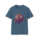 Fantasia 2:  Vibrant Splash Drip Art T-Shirt, Artistic Tee, Unisex Graphic Shirt, Trendy Casual Wear, Unique Gift for Art Lovers