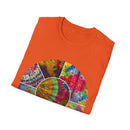 Synchronicity 2:  Colorful Tie-Dye Unisex T-Shirt, Boho Chic Tees, Summer Vibes Shirt, Festival Wear, Gift for Friends, Relaxed Fit Tops