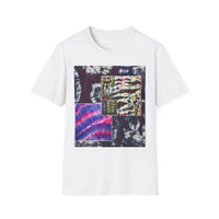 REGATTA ONE: Bold Tie Dye collage, Unisex Softstyle T-Shirt