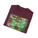AUTUMN INFUSION: Unisex Monet Tie-Dye Art T-Shirt, Relaxed Comfy Tee, Boho Style Shirt, Perfect Gift for Art Lovers, Festival Wear, Casual Everyday Clothing