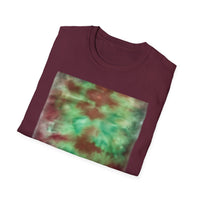 AUTUMN INFUSION: Unisex Monet Tie-Dye Art T-Shirt, Relaxed Comfy Tee, Boho Style Shirt, Perfect Gift for Art Lovers, Festival Wear, Casual Everyday Clothing
