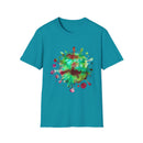 Autumn Infusion 2:  Vibrant Splash T-Shirt - Artsy Graphic Tee for Creatives, Casual Wear, Unique Gift, Summer Style, Colorful Fashion