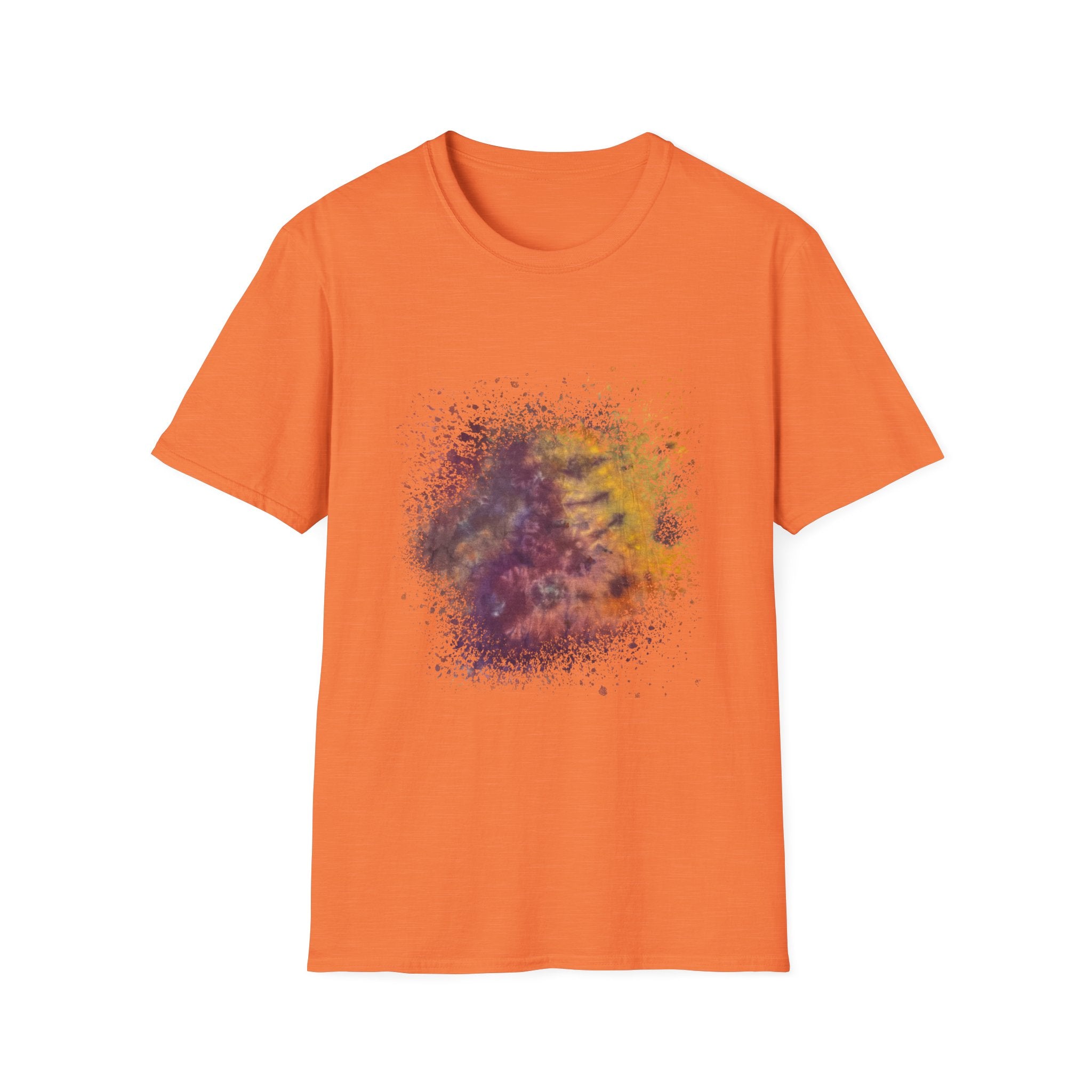 Amber Prerogative 2:  Colorful Splash Unisex Softstyle T-Shirt, Casual Wear, Gift for Art Lovers, Summer Fashion, Vibrant Graphic Tee