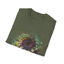 Temptation 2:  Colorful Spiral Art Unisex Softstyle T-Shirt, Casual Wear, Gift for Art Lovers, Eco-Friendly Tee, Summer Fashion