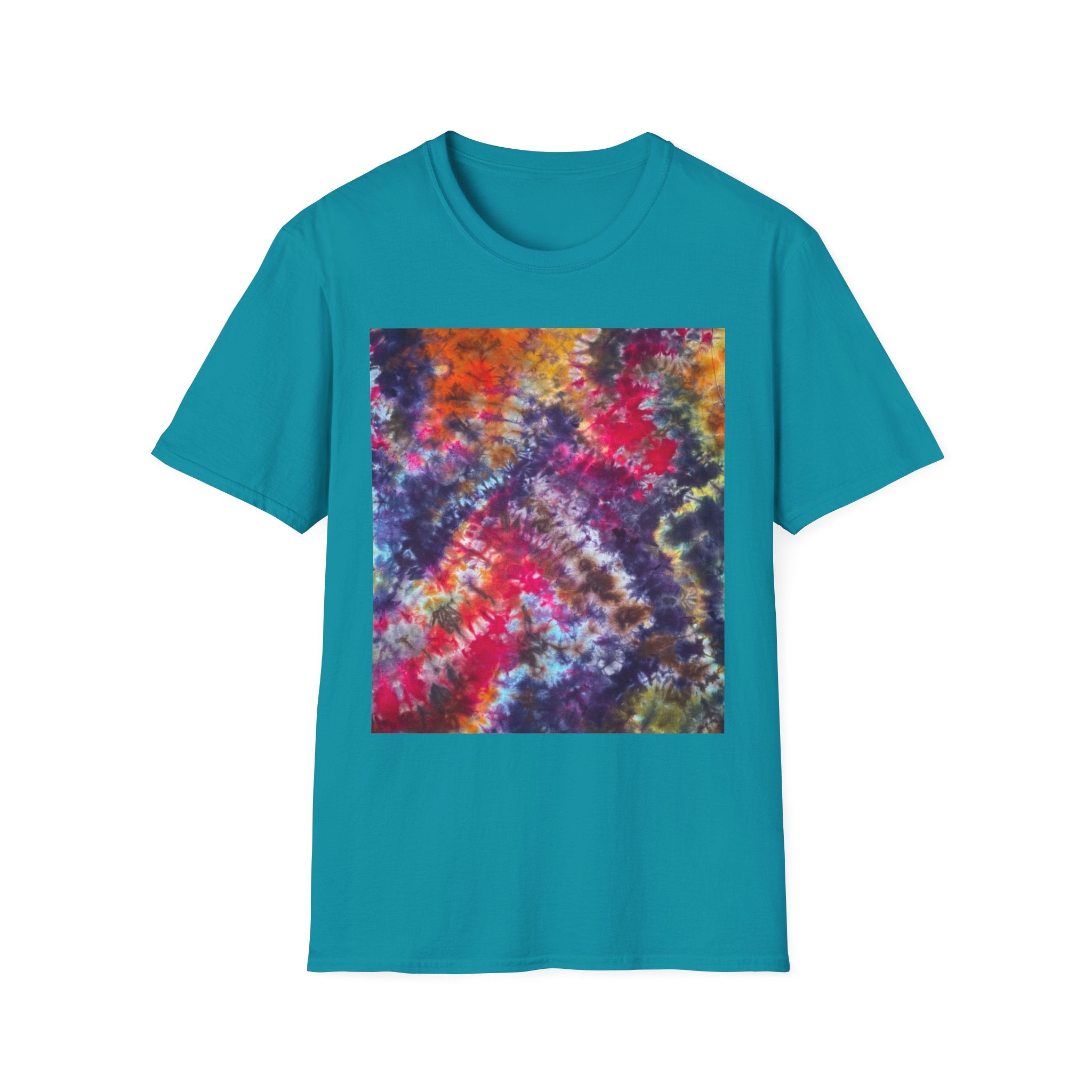 FIFTH DIMENSION: Galaxy style, Vibrant Tie-Dye Unisex T-Shirt - Perfect for Summer Festivals, Casual Outfits, Gifts, Beach Days, and Relaxed Vibes