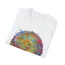 Watermelon Krush 2:  Colorful Spiral Tie-Dye Unisex Softstyle T-Shirt, Summer Vibes Shirt, Festival Apparel, Gift for Her, Boho Fashion