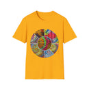 Synchronicity 2:  Colorful Tie-Dye Unisex T-Shirt, Boho Chic Tees, Summer Vibes Shirt, Festival Wear, Gift for Friends, Relaxed Fit Tops