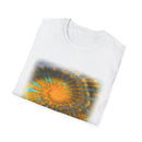 SOLAR PASSION:  Sun inspired tie dye, Boho Spiral Sun T-Shirt - Artistic Graphic Tee for Relaxed Vibes, Festival Wear, Gifts for Creatives, Unisex Tees, Everyday Comfort