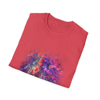 Bombay Blitz 2:  Vibrant Abstract Art T-Shirt | Unisex Softstyle Tee, Colorful Graphic Shirt, Trendy Casual Wear, Unique Gift for Art Lovers