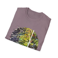Blueberry Bliss 2:  Nature-Inspired Unisex Softstyle T-Shirt, Graphic Tee, Eco-Friendly Apparel, Earthy Vibe Shirt, Casual Wear, Nature Lover Gift
