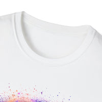 HURRICANE RIDGE: Vibrant Abstract Art T-Shirt | Unisex Softstyle Tee, Casual Wear, Gift for Art Lovers, Summer Vibes, Unique Statement Piece