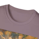 ETERNAL STAR FIRE: Cosmic Starburst T-Shirt - Softstyle Tee, Unisex Casual Shirt, Unique Graphic Top, Gift for Art Lovers, Trendy Summer Wear