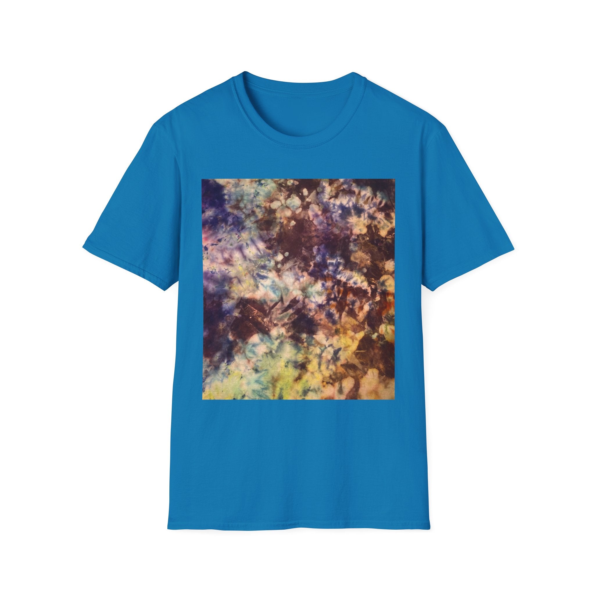 NEUTRON NIRVANA:  Galaxy inspired Colorful Tie-Dye Unisex Softstyle T-Shirt | Boho Shirt | Festival Wear | Casual Tee | Unique Gift | Comfortable Everyday Style