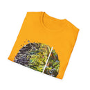 Blueberry Bliss 2:  Nature-Inspired Unisex Softstyle T-Shirt, Graphic Tee, Eco-Friendly Apparel, Earthy Vibe Shirt, Casual Wear, Nature Lover Gift