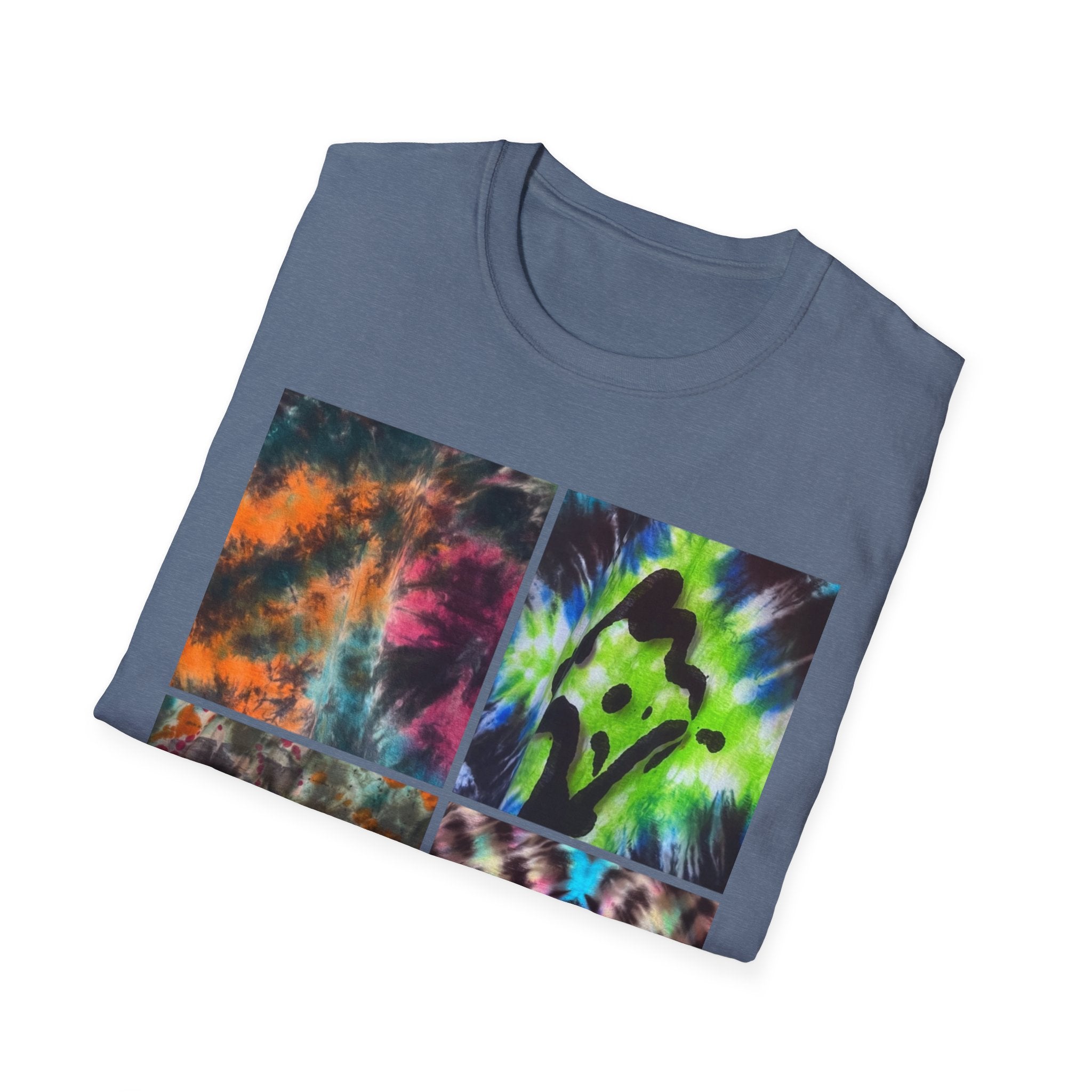 THE VICEROY: Unisex Tie-Dye collage T-Shirt, Vibrant Fashion Tee, Summer Wardrobe Essential, Festival Wear, Gift for Creative Souls, Casual Everyday Tee