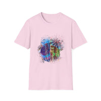 Tenacity 2:  Colorful Tie-Dye Unisex Softstyle T-Shirt, Casual Wear, Gift for Art Lovers, Summer Vibes, Festival Clothing