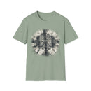 CROSS ROAD: Gritty, graphite style...  Trendy Tie-Dye Unisex Softstyle T-Shirt | Casual, Chic, Gift Idea, Festival Wear, Everyday Fashion