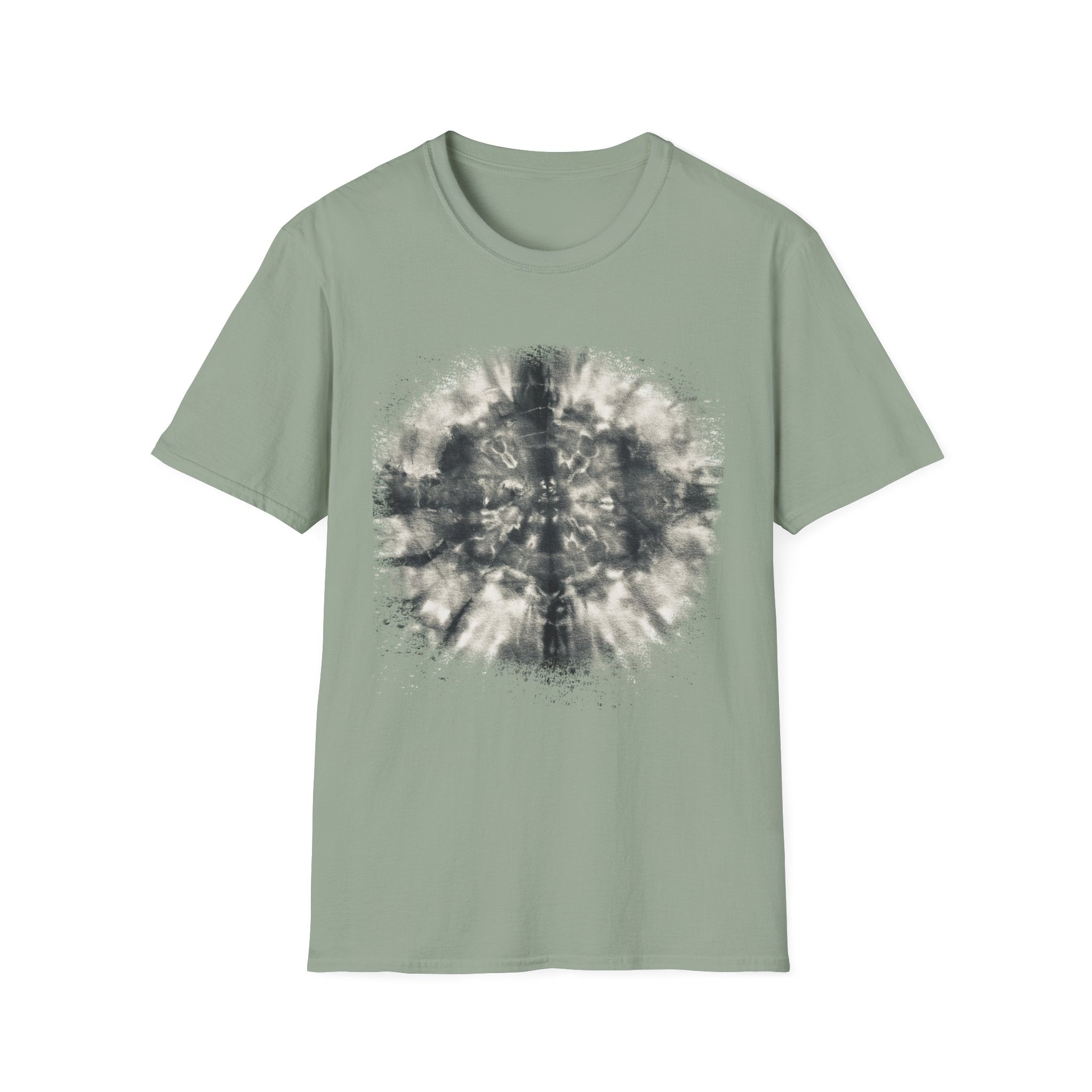 CROSS ROAD: Gritty, graphite style...  Trendy Tie-Dye Unisex Softstyle T-Shirt | Casual, Chic, Gift Idea, Festival Wear, Everyday Fashion