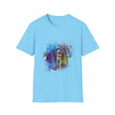Tenacity 2:  Colorful Tie-Dye Unisex Softstyle T-Shirt, Casual Wear, Gift for Art Lovers, Summer Vibes, Festival Clothing