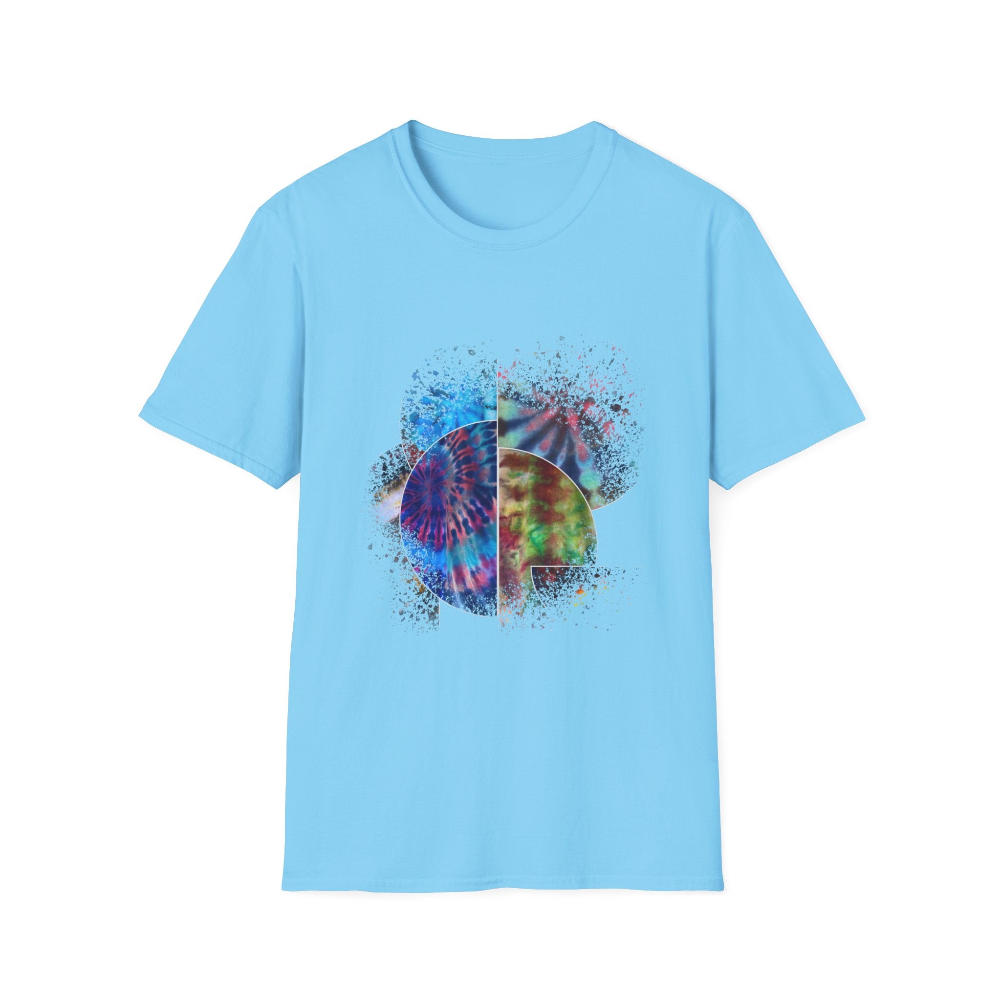 Tenacity 2:  Colorful Tie-Dye Unisex Softstyle T-Shirt, Casual Wear, Gift for Art Lovers, Summer Vibes, Festival Clothing