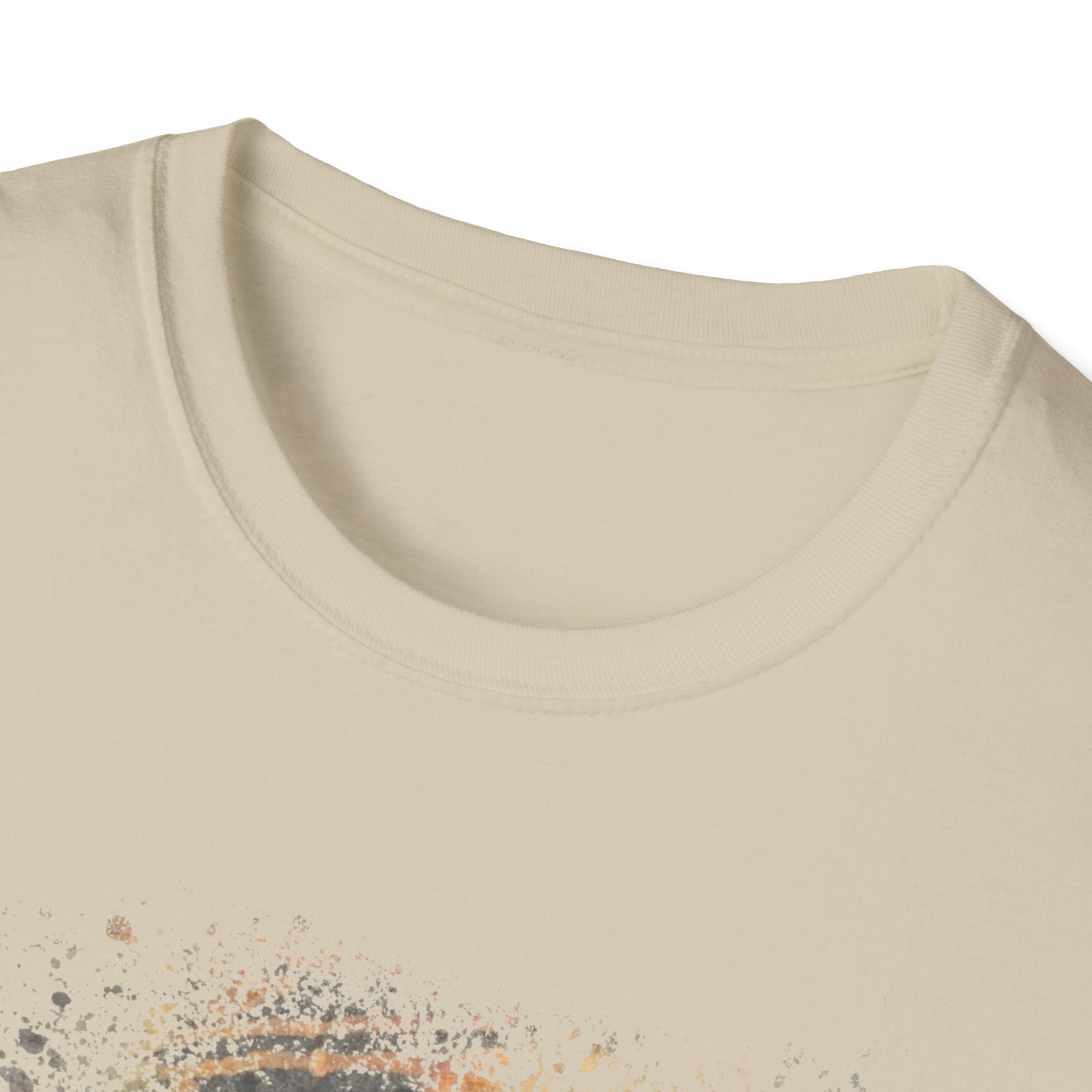 MIDNIGHT SUN: Galaxy, spray style, Abstract Art Unisex T-Shirt – Trendy Graphic Tee for Casual Wear, Unique Gift for Art Lovers, Summer Fashion, Street Style