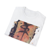 PEACE: Graffiti Tie Dye Unisex Softstyle T-Shirt, Casual Graphic Tee, Streetwear Shirt, Gift for Peace Lovers, Trendy Everyday Wear