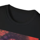 POWER BALL BLISS: Vibrant swirl Tie-Dye Unisex Softstyle T-Shirt, Summer Festival Tee, Bohemian Apparel, Gift for Friends, Unique Graphic Shirt