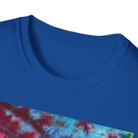 SIDEWINDER: Wave style, Vibrant Tie-Dye Unisex T-Shirt | Summer Vibes, Casual Wear, Gift for Friends, Festival Apparel, Beach Day Top