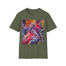 FIFTH DIMENSION: Galaxy style, Vibrant Tie-Dye Unisex T-Shirt - Perfect for Summer Festivals, Casual Outfits, Gifts, Beach Days, and Relaxed Vibes