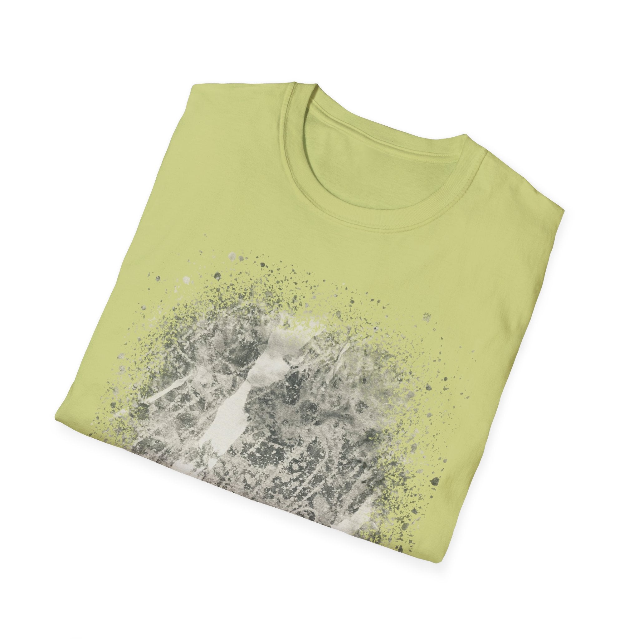 GRAVITY:  Gritty, edgy, Monochrome Tie-Dye Unisex T-Shirt, Casual Everyday Wear, Gift for Friends, Trendy Summer Fashion, Unique Art Apparel