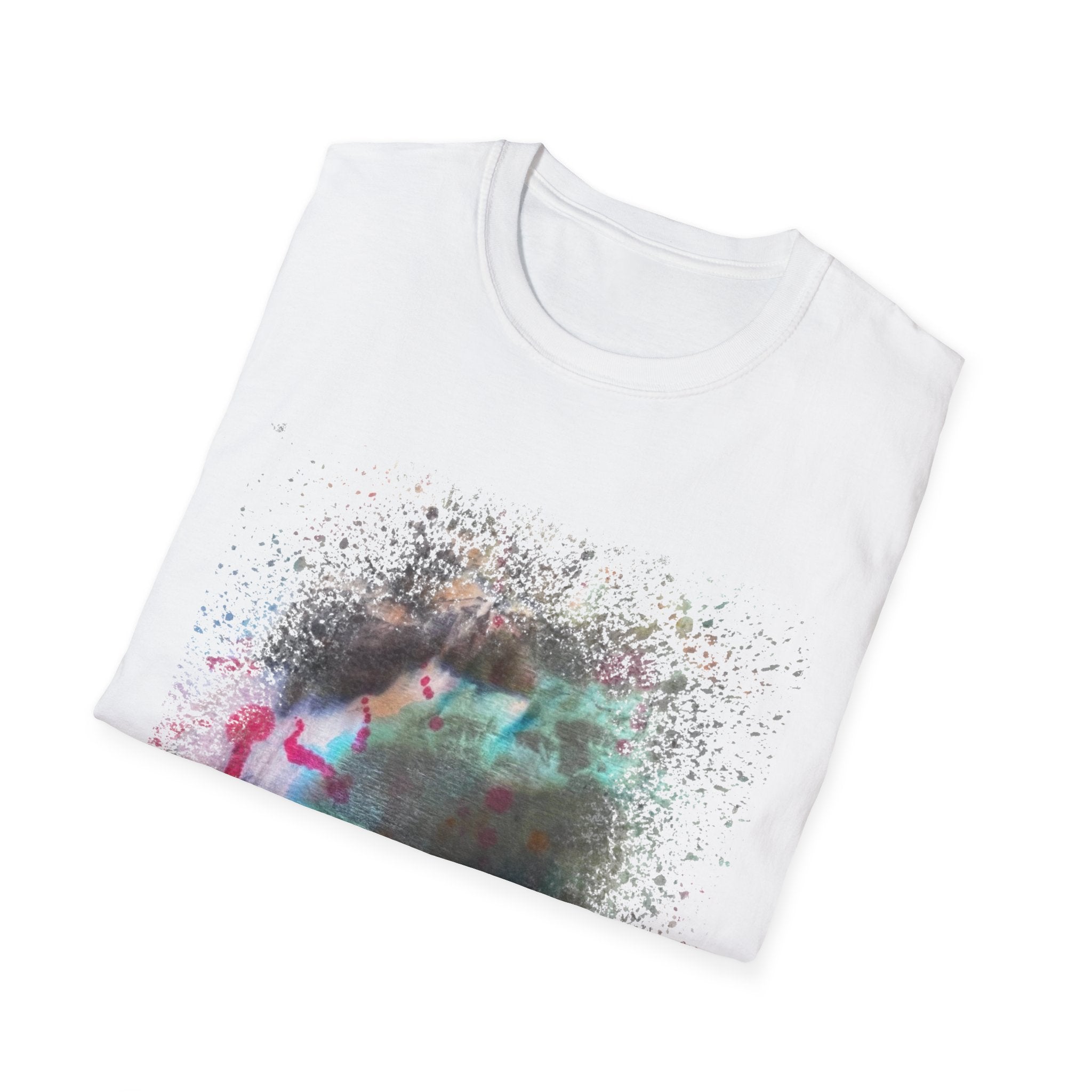 THUNDER BAY: Storm inspired Abstract Art Unisex Softstyle T-Shirt, Unique Fashion Tee, Comfortable Graphic Shirt, Perfect Gift, Casual Wear