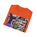 REGATTA ONE: Bold Tie Dye collage, Unisex Softstyle T-Shirt