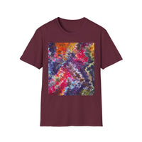FIFTH DIMENSION: Galaxy style, Vibrant Tie-Dye Unisex T-Shirt - Perfect for Summer Festivals, Casual Outfits, Gifts, Beach Days, and Relaxed Vibes