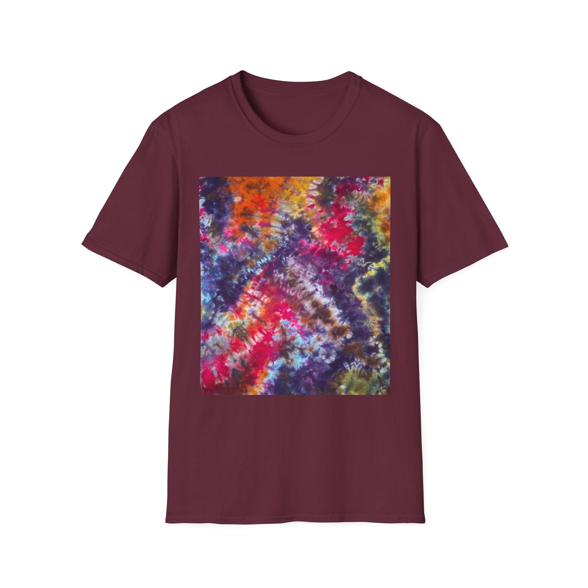 FIFTH DIMENSION: Galaxy style, Vibrant Tie-Dye Unisex T-Shirt - Perfect for Summer Festivals, Casual Outfits, Gifts, Beach Days, and Relaxed Vibes