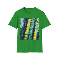 ALLIGATOR ALLEY: Reptile inspired, Vibrant Tie-Dye Unisex T-Shirt, Boho Style Tee, Summer Outfit, Festival Wear, Gift for Her, Unique Graphic Shirt