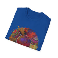 FORTUNE: Colorful, splat style, Bohemian tie dye collage, Unisex T-Shirt, Tie-Dye Vibe Shirt, Festival Wear, Summer Style, Gift for Her/Him