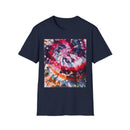 HARDCORE HARMONY: Smash Style Tie-Dye Vibe Unisex Softstyle T-Shirt, Party Wear, Music Festival Shirt, Summer Clothing, Gift for Him/Her